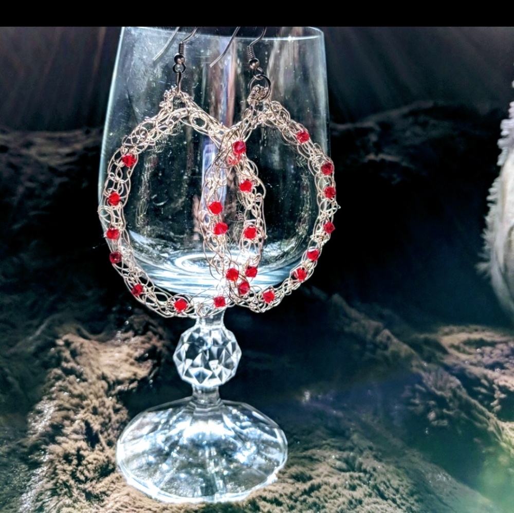 Sparkling Swarovski Crystal earrings